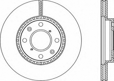 OPEN PARTS bdr228320 -  Тормозной диск